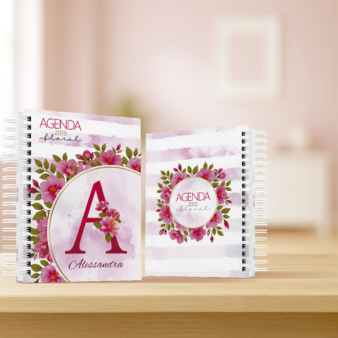 Agenda Floral Personalizada | Agenda Feminina Elegante (Copy)